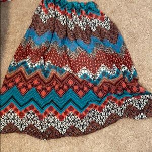 Zig Zag Maxi Skirt